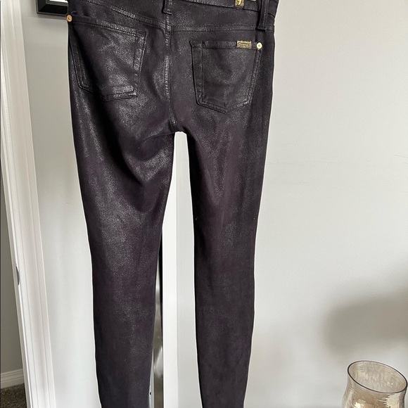 7 FOR ALL MANKIND SPANDEX JEGGINGS SZ 24 - Picture 5 of 9